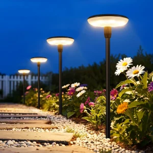 Solar Outdoor Planter Flowers  Lighting