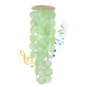 Handmade Capiz Shell Outdoor Wind Chime,